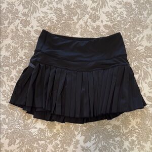 Black Pleated tennis Skirt
